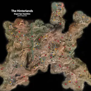 Dragon Age: Inquisition interactive map